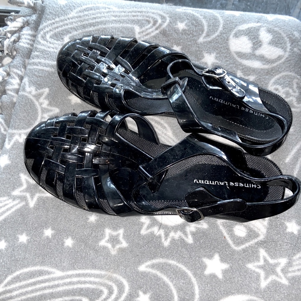 COPY - Black Jelly Shoes